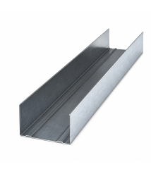 Profil metalic UW 75 Hanbud, 0,5 mm, 3 metri Profil metalic UW 75 Hanbud, 0,5 mm, 3 metri